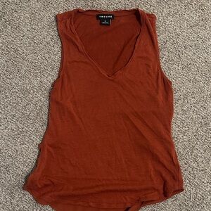 Trouve Women's Burnt Orange Tank Top